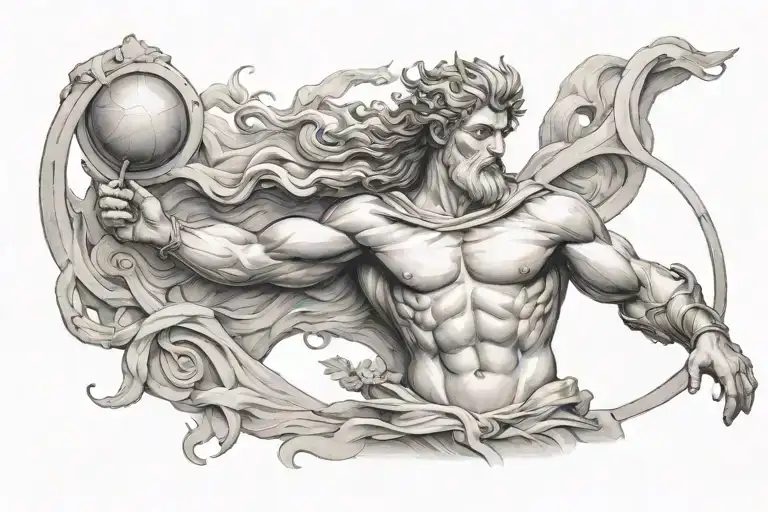 atlas greek mythology inspired tattoo tattoo design idea