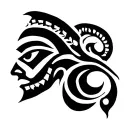 Puerto Rican Taino tattoo design idea