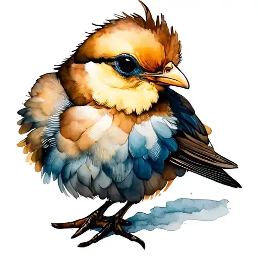 hot chick tattoo design idea