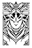 warrior celta tattoo design idea