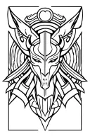 warrior celta tattoo design idea