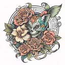 hyper sygilism tattoo design idea