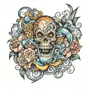 hyper sygilism tattoo design idea