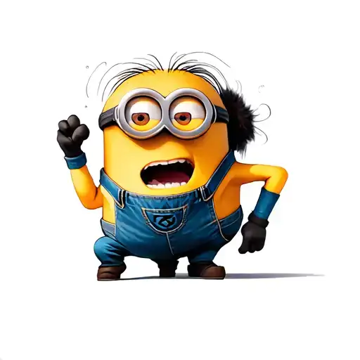 minion jerking it tattoo design idea