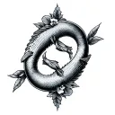 Libra And Pisces tattoo design idea