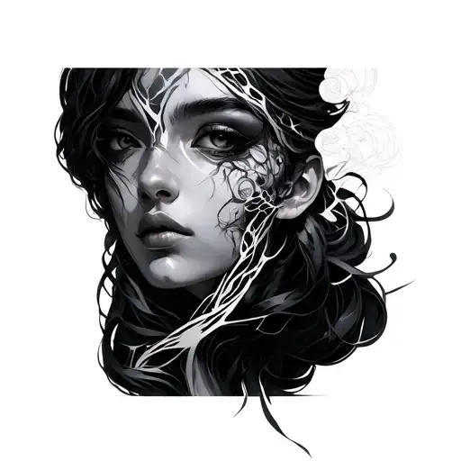 Kintsugi tattoo design idea