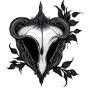 Vulva tattoo design idea