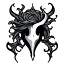 Vulva tattoo design idea