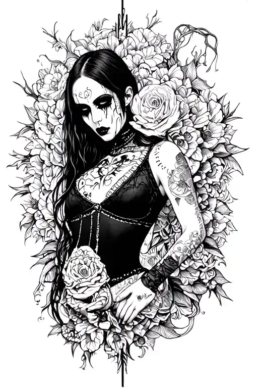 Motionless In White tattoo design idea