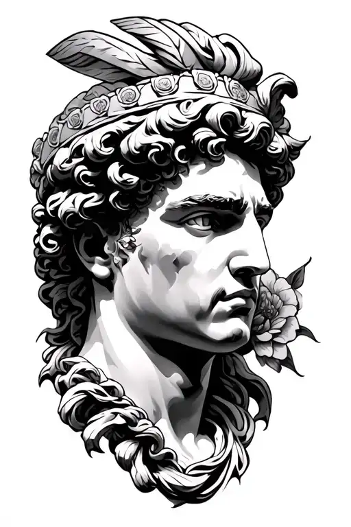 Roman tattoo design idea