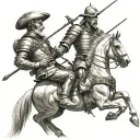 don quixote tattoo design idea