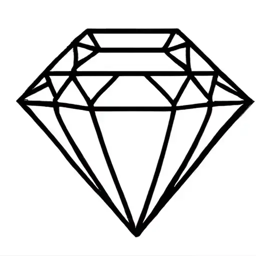 Diamond shaped tattoo inspired tattoo design idea