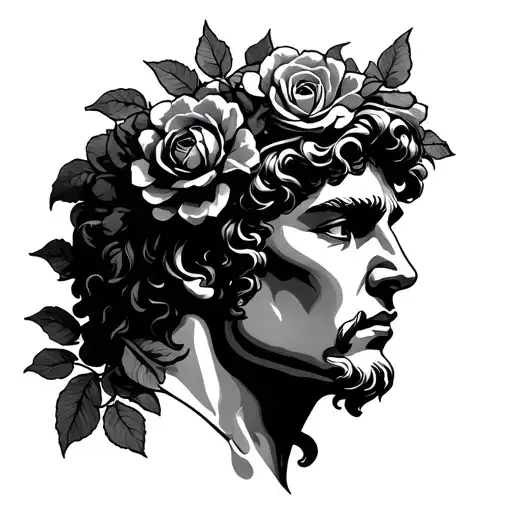 Dionysus tattoo design idea