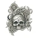 arcane tattoo design idea