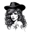 Prostitute tattoo design idea