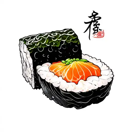 Musubi tattoo design idea