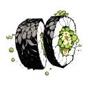 Musubi tattoo design idea