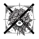 Trust No One tattoo design idea