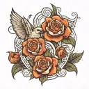 matching couples tattoo  tattoo design idea