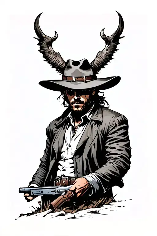 Red Dead Redemption 2 tattoo design idea