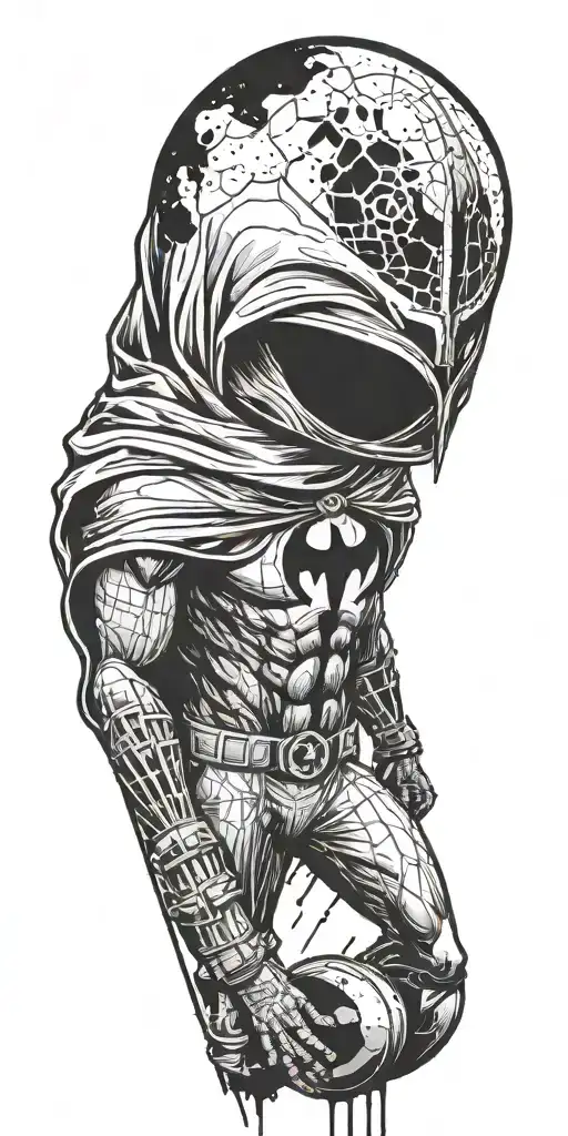 comics moon knight tattoo design idea
