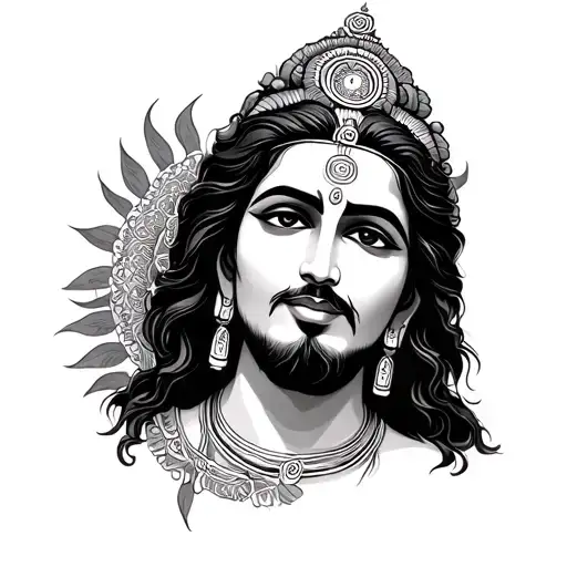 Aham Brahmasmi tattoo design idea