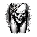 FTW down front of leg  tattoo design idea