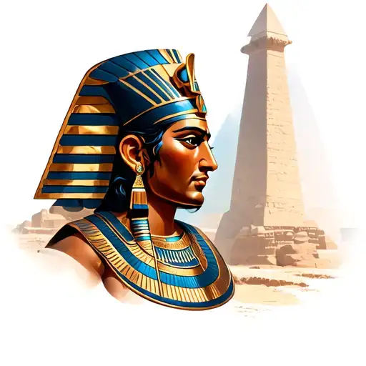 Egypt God tattoo design idea