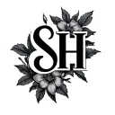SH initials tattoo design idea