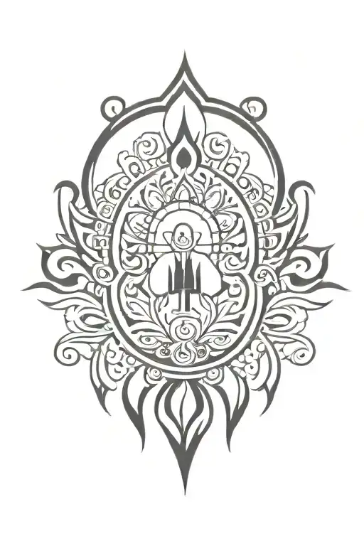 Punjab inspired revolution tattoo design idea