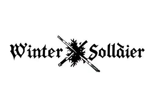 "Winter soldier in mask" tattoo design idea