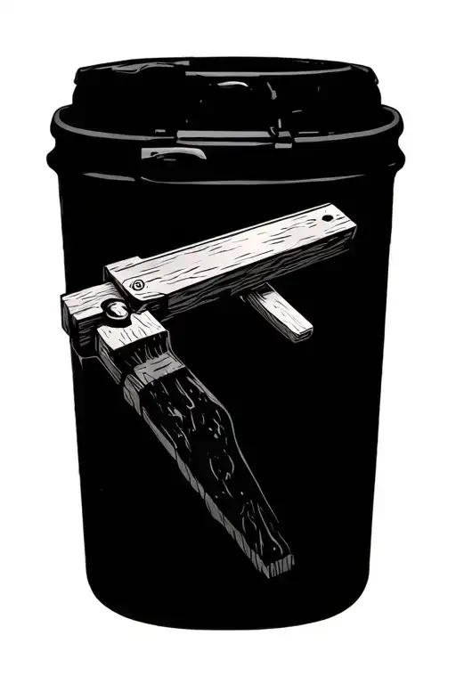 Carpentry tattoo design idea