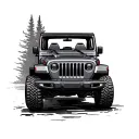 Jeep tattoo design idea