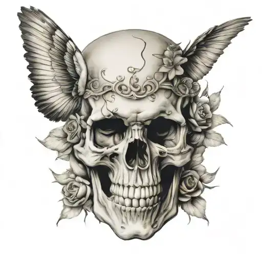 Memento Mori memento to live tattoo design idea