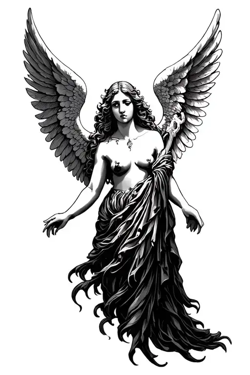 The Haserot Angel tattoo design idea