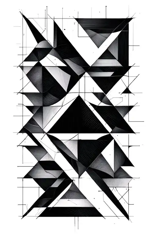 algorithme de trading order flow triangles connected tattoo design idea