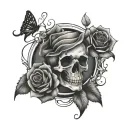 live forever tattoo design idea