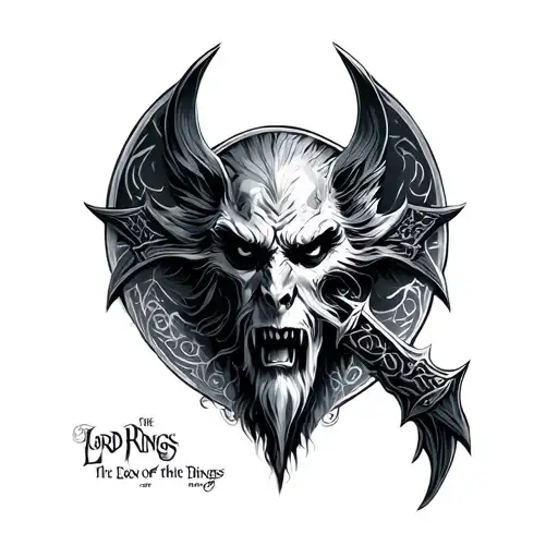 The Lord Of The Rings tattoo design idea