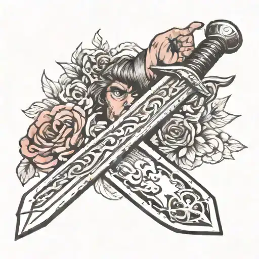 guts sword from berserk tattoo design idea