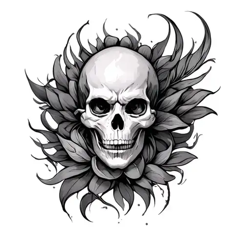 Got it! Based on your interests and your existing tattoo style, here are some unique ideas you could sketch:  ### **Ba tattoo design idea