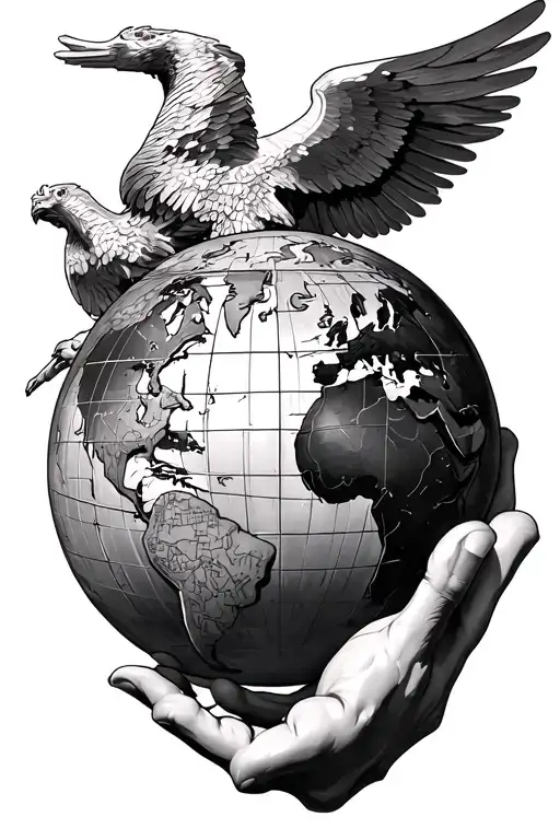 atlas holding the world, the colosseum, si vis pacem para bellum,  tattoo design idea