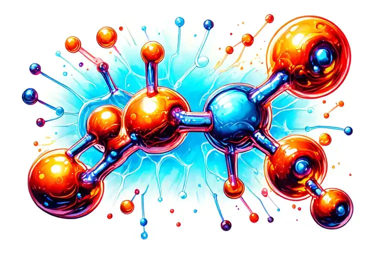 Adrenaline Molecule tattoo design idea