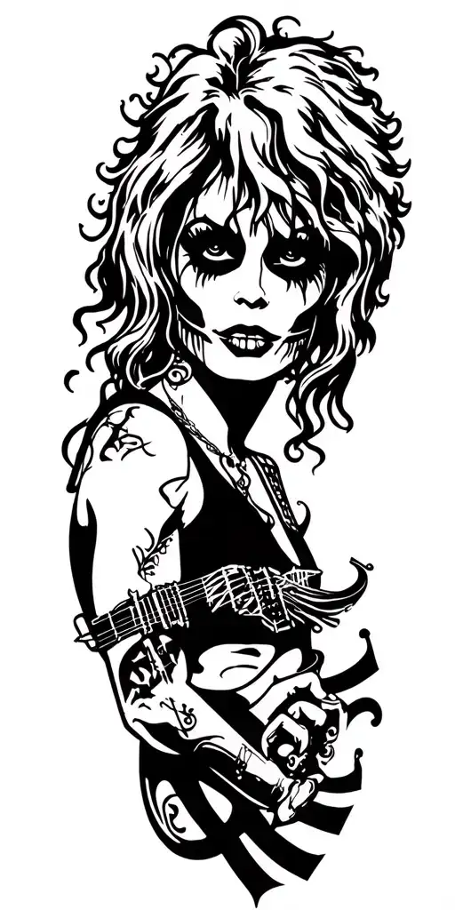 motley crue tattoo design idea