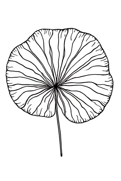 ginko leaf and strength inspired tattoo design idea
