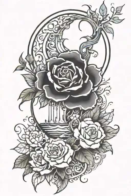 7 days of creation  tattoo design idea