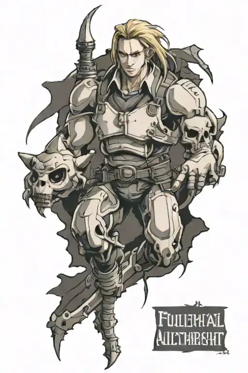 fullmetal alchemist tattoo design idea