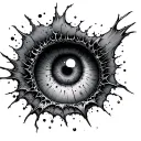 Bullet Hole tattoo design idea