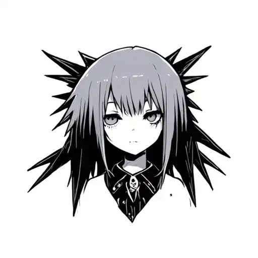 crona from soul eater tattoo design idea