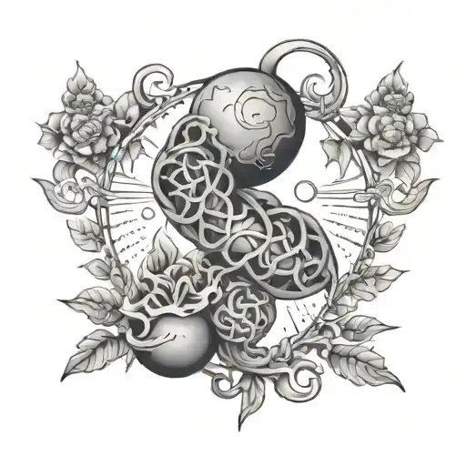 Serotonin tattoo design idea