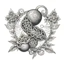 Serotonin tattoo design idea